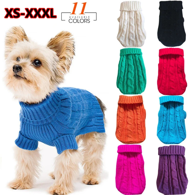 DressyCozy - Pull d'Hiver Douillet pour Chiens et Chats