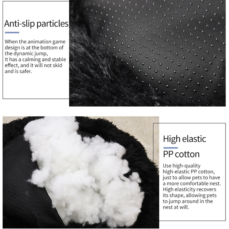 DressyNest - Nid douillet anti-stress pour chats et chiens.